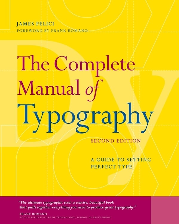 Complete Manual of Typography
